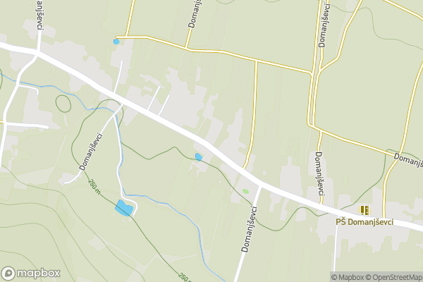 static Mapbox map