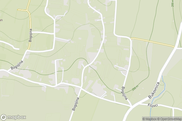 static Mapbox map