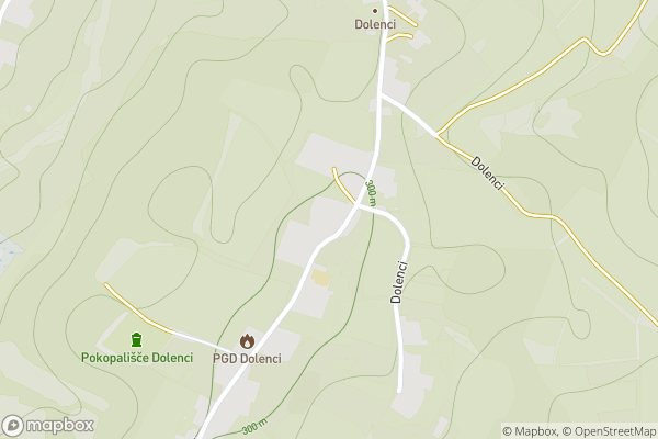 static Mapbox map