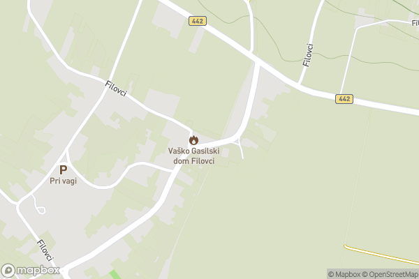 static Mapbox map