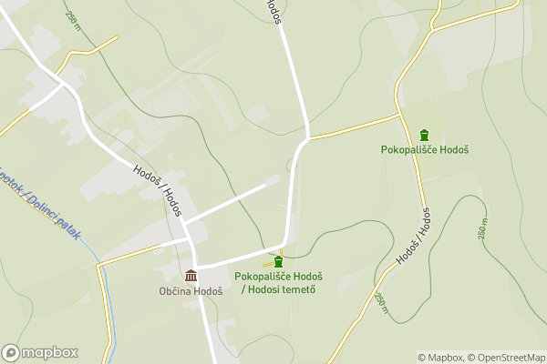 static Mapbox map