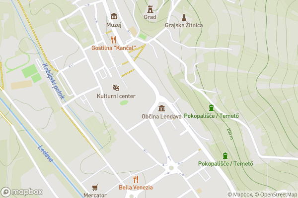 static Mapbox map