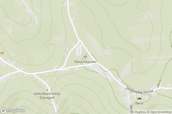 static Mapbox map